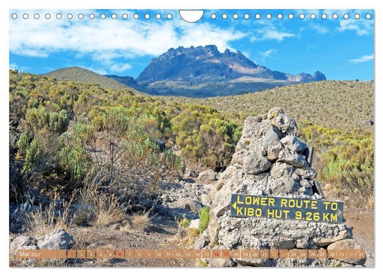 Produktbild: Entdeckungen am Kilimandscharo (Wandkalender 2027 DIN A4 quer), CALVENDO Monatskalender