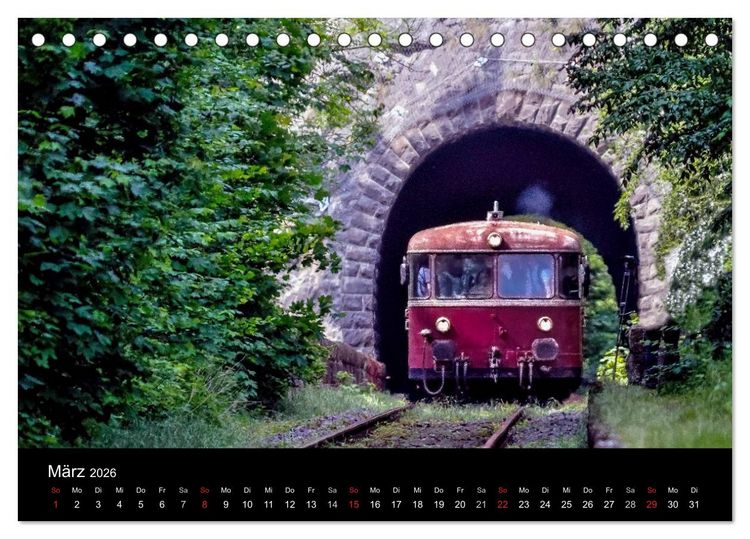 Produktbild: Der Nebenbahnretter (Tischkalender 2026 DIN A5 quer), CALVENDO Monatskalender