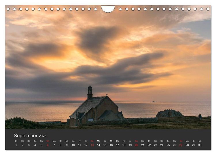 Produktbild: Bretagne - Cap Sizun (Wandkalender 2026 DIN A4 quer), CALVENDO Monatskalender