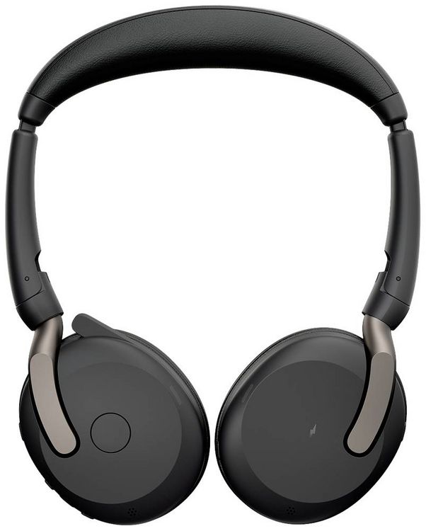 Produktbild: Jabra Evolve2 65 Flex Link380a UC On Ear Headset Bluetooth&reg; Stereo Schwarz Noise Cancelling Headset, Mikrofon-Stummschaltung