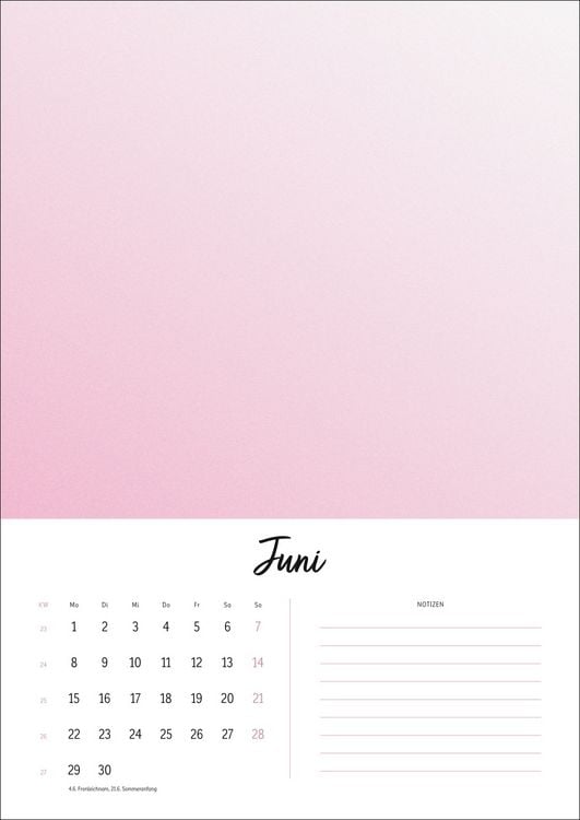 Produktbild: Kreativkalender Design A4 2026