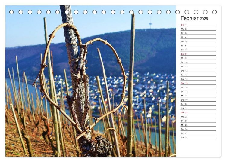 Produktbild: Bildsch&ouml;n - Die Mosel (Tischkalender 2026 DIN A5 quer), CALVENDO Monatskalender