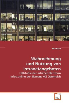 Produktbild: Kenn, E: Wahrnehmung und Nutzung von Intranetangeboten