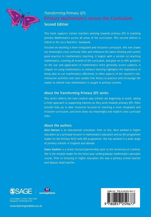 Produktbild: Primary Mathematics Across the Curriculum