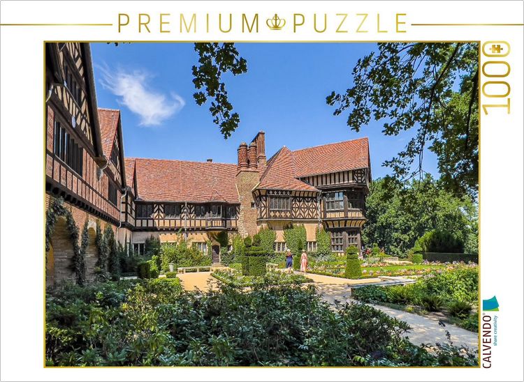 Produktbild: CALVENDO Puzzle Schloss Cecilienhof, 1913-1917 errichtet, ist es der letzte Schlossbau der Hohenzollern. | 1000 Teile Lege-Gr&ouml;&szlig;e 64x48cm Foto-Puzzle f&uuml;r gl&uuml;ckliche Stunden