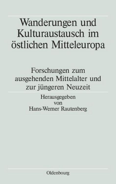 Produktbild: Wanderungen und Kulturaustausch im &ouml;stlichen Mitteleuropa