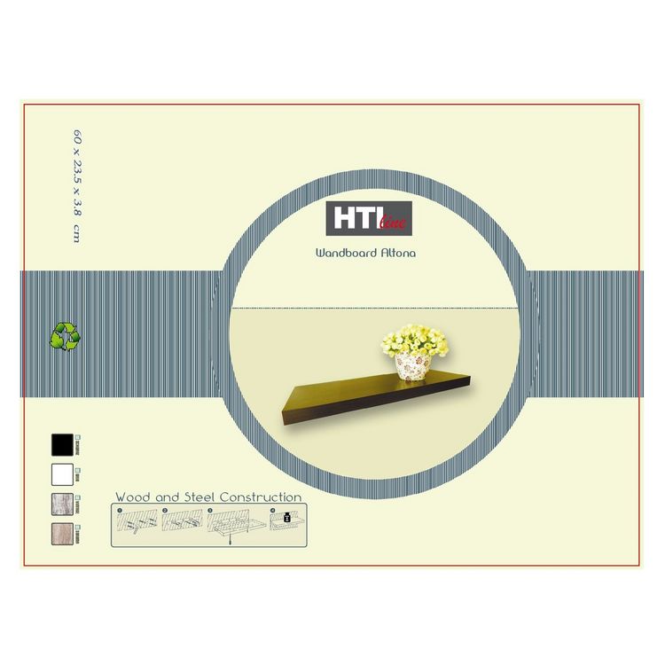 HTI-Living Wandregal 60 cm Altona Vintage
