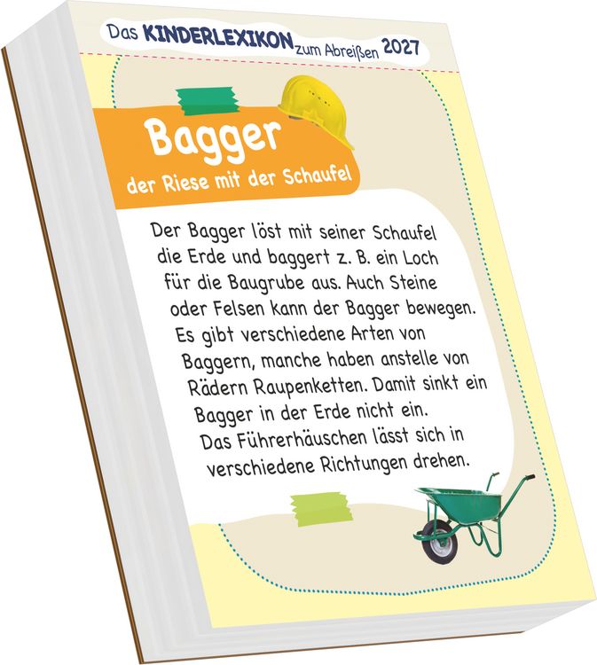 Produktbild: Das Kinderlexikon zum Abrei&szlig;en 2027