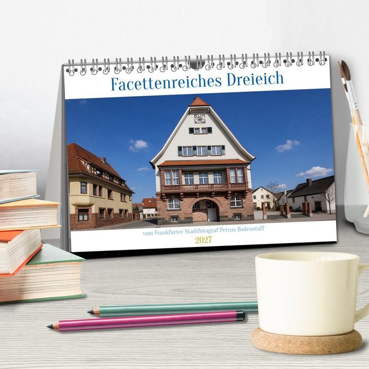 Produktbild: Facettenreiches Dreieich (Tischkalender 2027 DIN A5 quer), CALVENDO Monatskalender