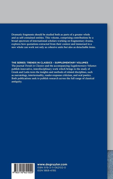 Produktbild: Fragmentation in Ancient Greek Drama