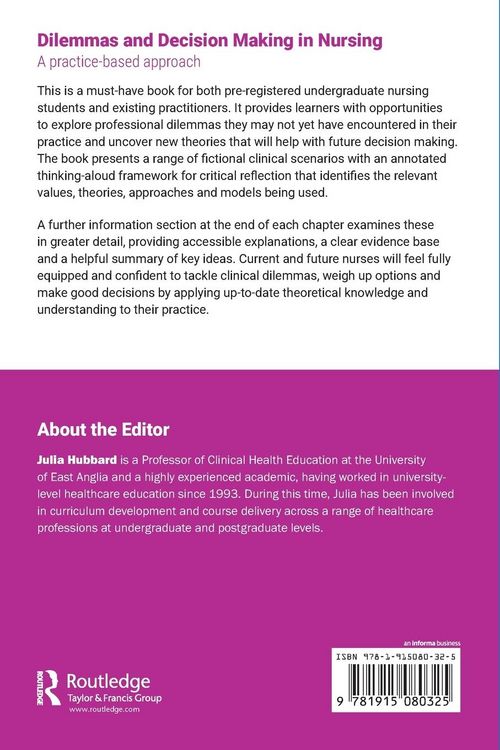 Produktbild: Dilemmas and Decision Making in Nursing