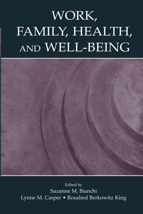 Produktbild: Work, Family, Health, and Well-Being