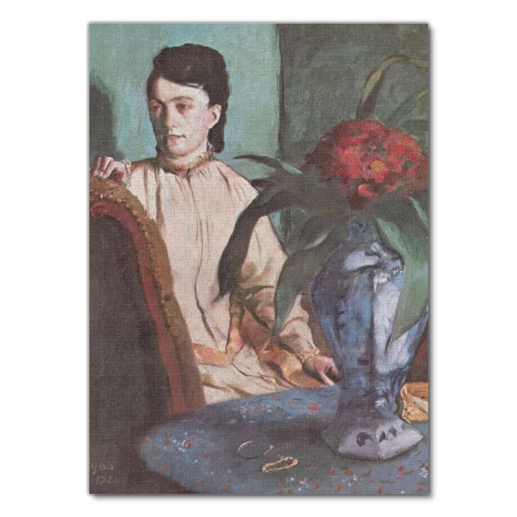 Produktbild: Lais Puzzle Edgar Germain Hilaire Degas - Sitzende Frau mit der Vase (Portr&auml;t der Mlle. E. Musson) 1000 Teile