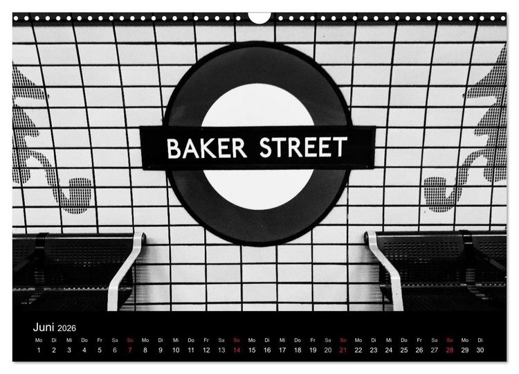 Produktbild: Unterwegs in London (Wandkalender 2026 DIN A3 quer), CALVENDO Monatskalender