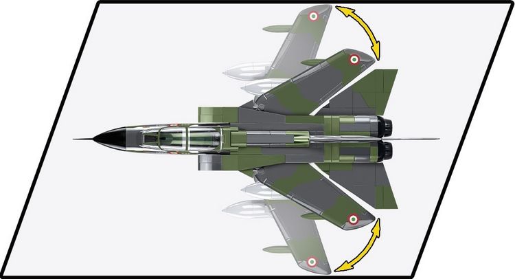 Produktbild: COBI Armed Forces 5894 - Panavia Tornado IDS, World War II, Bausatz 1:48, 483 Klemmbausteine, 2 Figuren