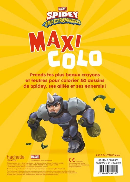 Produktbild: Maxi colo : Spidey et ses amis extraordinaires