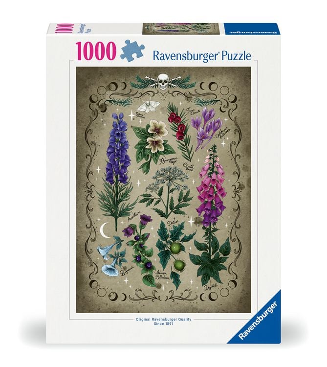 Produktbild: Erwachsenenpuzzle 1000 Teile - Giftpflanzen