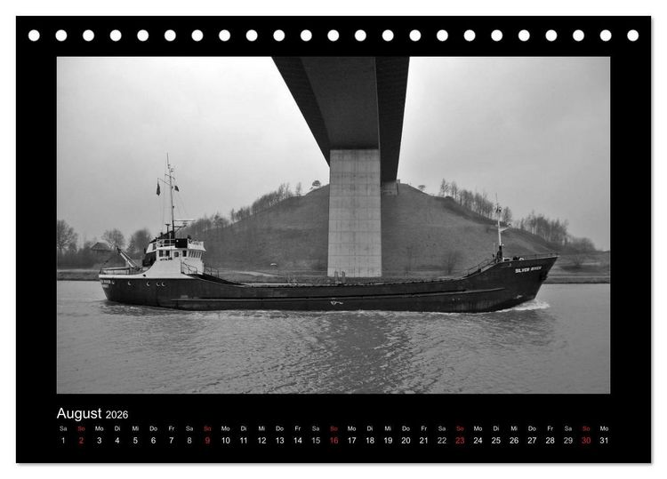 Produktbild: Alte Schiffe (Tischkalender 2026 DIN A5 quer), CALVENDO Monatskalender