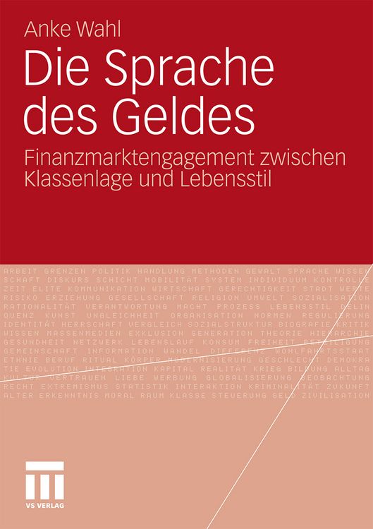 Produktbild: Die Sprache des Geldes