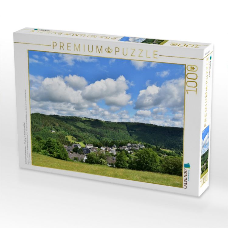 Produktbild: CALVENDO Puzzle Lebenswertes Dedenborn - Erholung im Nationalpark Eifel | 1000 Teile Lege-Gr&ouml;&szlig;e 64x48cm Foto-Puzzle f&uuml;r gl&uuml;ckliche Stunden