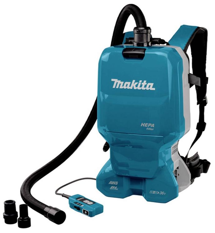 Produktbild: Makita DVC665ZU Akku-Rucksackstaubsauger