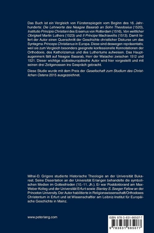 Produktbild: Neagoe Basarab &ndash; Princeps Christianus