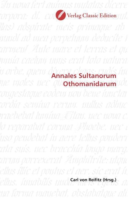 Produktbild: Annales Sultanorum Othomanidarum