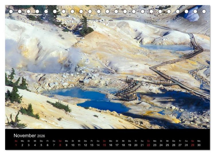 Produktbild: KALIFORNIEN (Tischkalender 2026 DIN A5 quer), CALVENDO Monatskalender