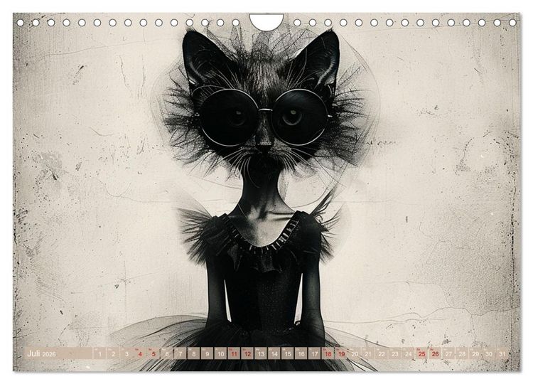 Produktbild: Miau-velous Momente (Wandkalender 2026 DIN A4 quer), CALVENDO Monatskalender