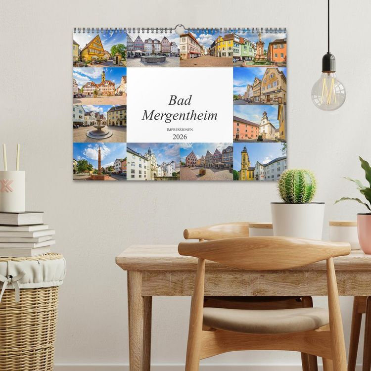 Produktbild: Bad Mergentheim Impressionen (Wandkalender 2026 DIN A3 quer), CALVENDO Monatskalender