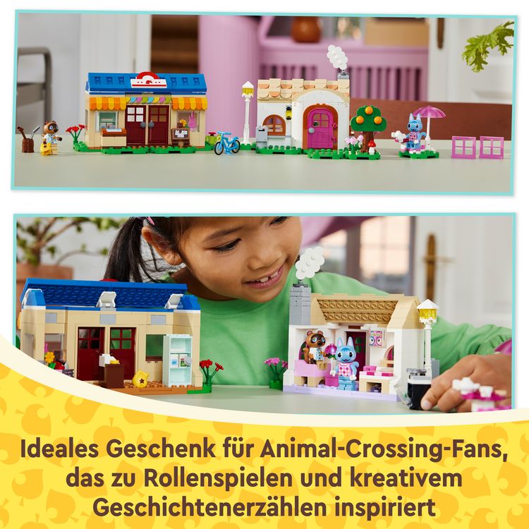 Produktbild: LEGO Animal Crossing 77050 Nooks Laden und Sophies Haus Spielzeug mit Figuren