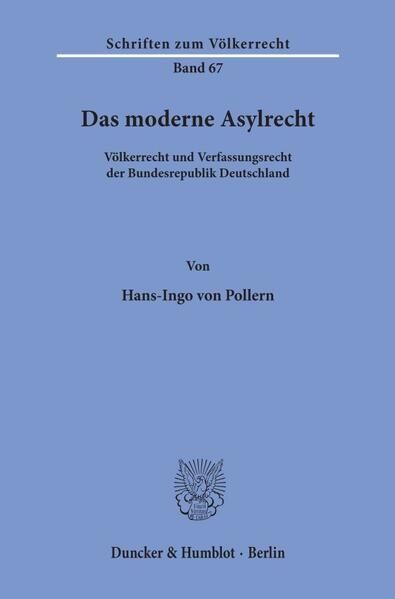 Produktbild: Das moderne Asylrecht.