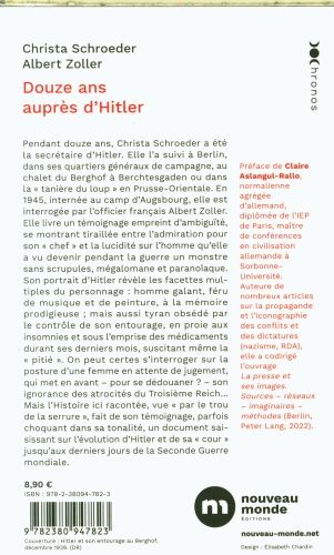 Produktbild: Douze ans aupr&egrave;s d'Hitler