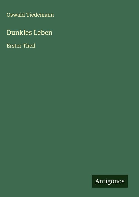 Produktbild: Dunkles Leben