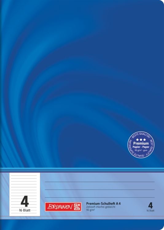 Produktbild: Brunnen SchulheftA4 Vivendi Lin 4 16Bl