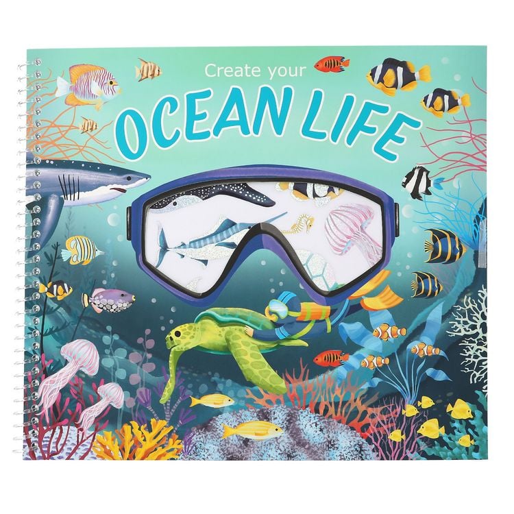 Produktbild: DEPESCHE Stickerbuch Create your Ocean Life