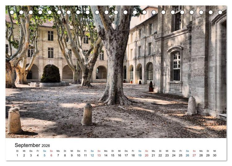 Produktbild: Avignon - Weltkulturerbe der UNESCO (Tischkalender 2026 DIN A5 quer), CALVENDO Monatskalender
