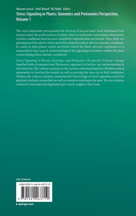 Produktbild: Stress Signaling in Plants: Genomics and Proteomics Perspective, Volume 1