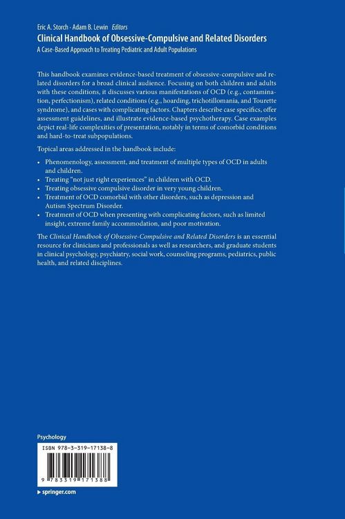 Produktbild: Clinical Handbook of Obsessive-Compulsive and Related Disorders