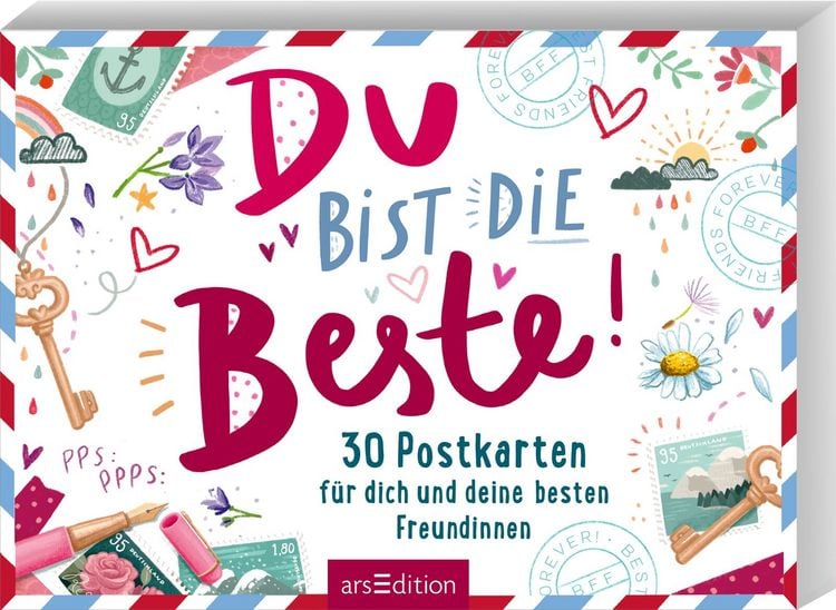 Produktbild: Du bist die Beste! 30 Postkarten f&uuml;r dich und deine besten Freundinnen (PS: Du bist die Beste!)