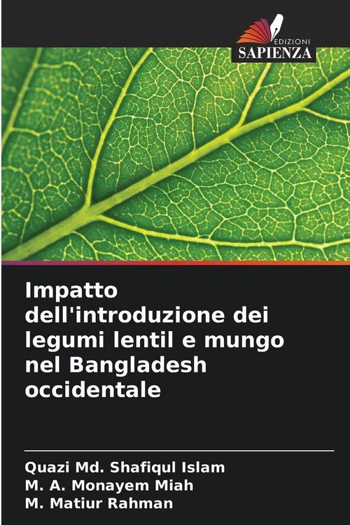 Produktbild: Impatto dell'introduzione dei legumi lentil e mungo nel Bangladesh occidentale