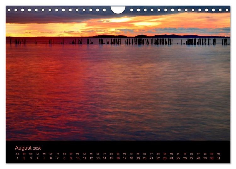 Produktbild: Sonnenuntergang (Wandkalender 2026 DIN A4 quer), CALVENDO Monatskalender