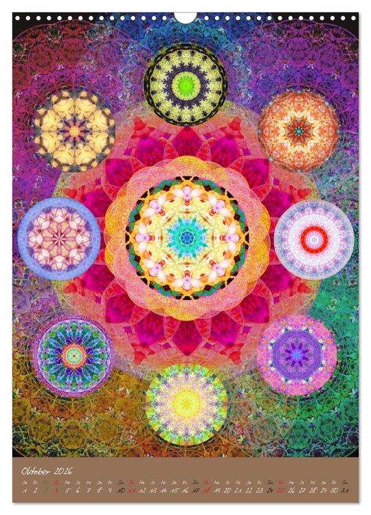 Produktbild: BLUMEN MANDALAS (Wandkalender 2026 DIN A3 hoch), CALVENDO Monatskalender