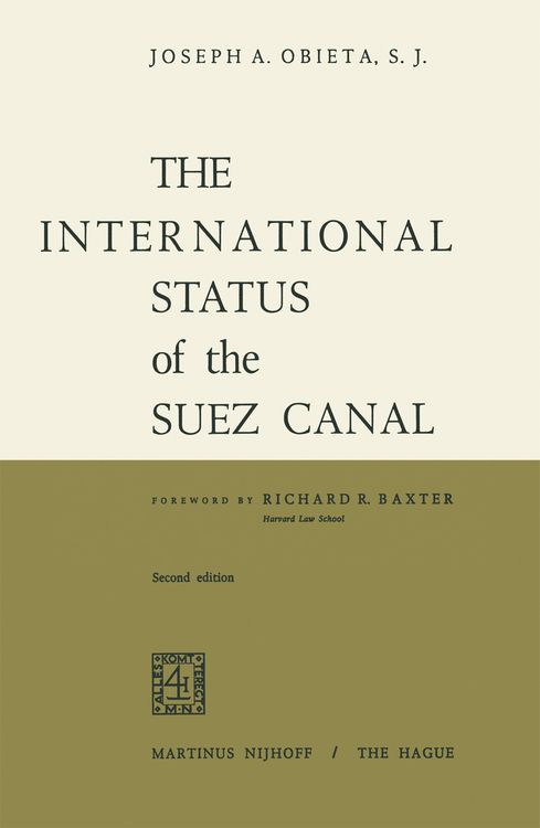Produktbild: The International Status of the Suez Canal