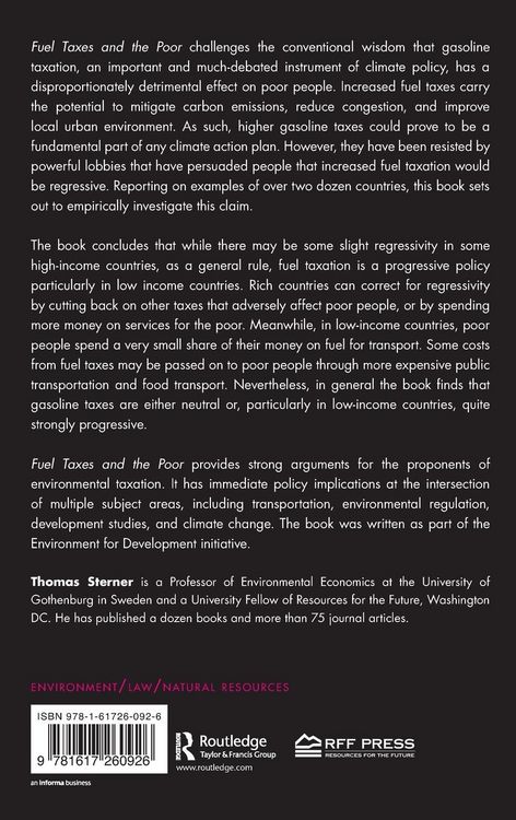 Produktbild: Fuel Taxes and the Poor