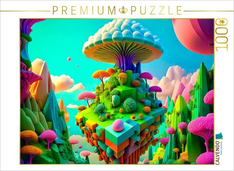 Produktbild: CALVENDO Puzzle Mushroom Mountain | 1000 Teile Lege-Gr&ouml;&szlig;e 64x48cm Foto-Puzzle f&uuml;r gl&uuml;ckliche Stunden