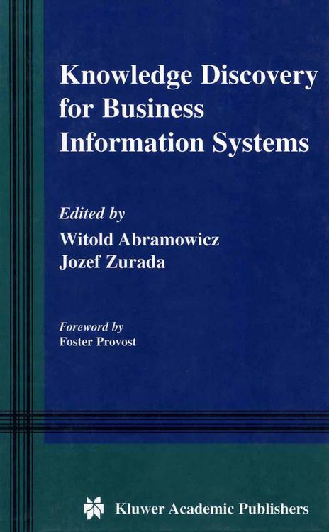 Produktbild: Knowledge Discovery for Business Information Systems