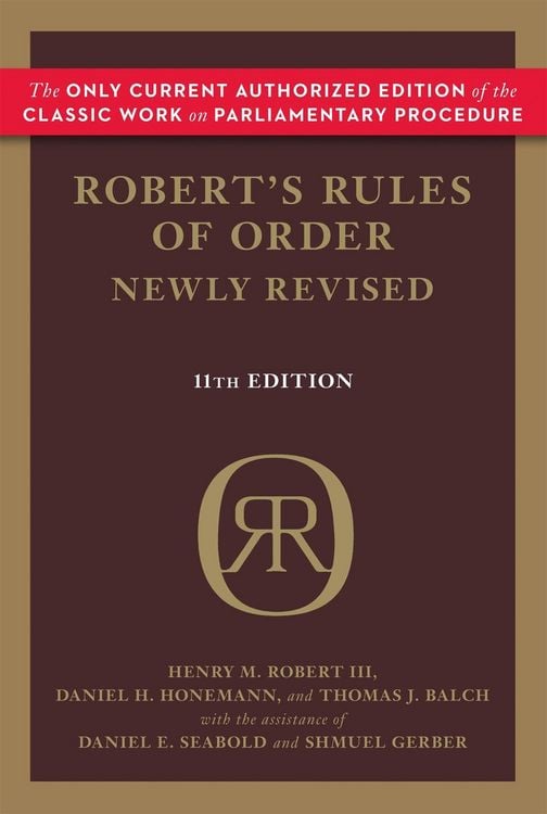 Produktbild: Roberts Rules Of Order 11/e