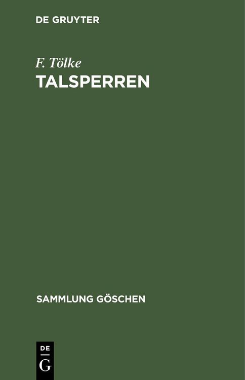 Produktbild: Talsperren