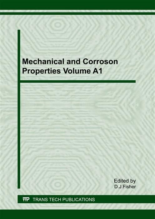 Produktbild: Mechanical and Corroson Properties Volume A1